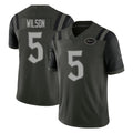 Rebec NY.Jets #5 Garrett Wilson Player Green Limited 2025 Rivalries Collection Home Game Stitched Jerseys