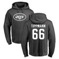 Rebec NY.Jets #66 Joe Tippmann Player Gray Pullover Hoodies Limited Game Stitched Jerseys