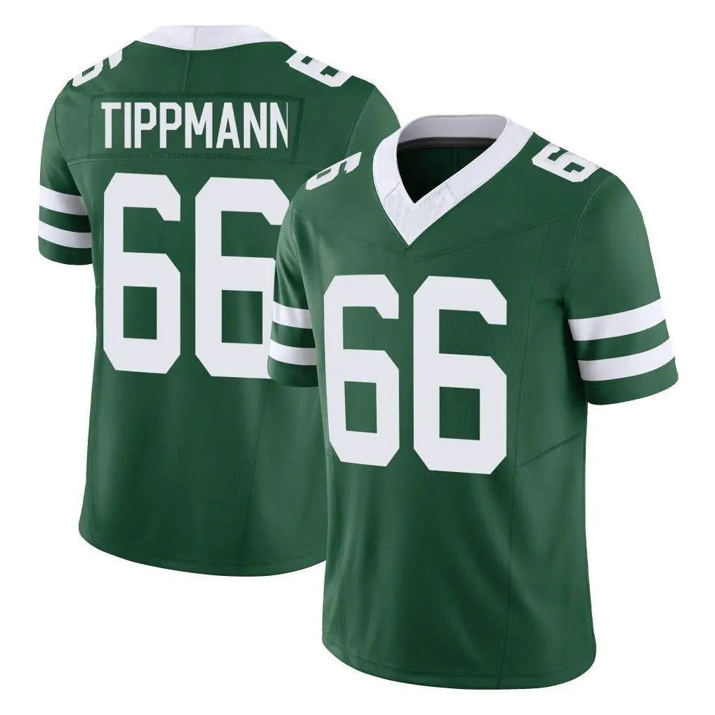 Rebec NY.Jets #66 Joe Tippmann Player Green Legacy Limited Vapor F.U.S.E. Home Game Stitched Jerseys