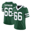 Rebec NY.Jets #66 Joe Tippmann Player Green Legacy Limited Vapor F.U.S.E. Home Game Stitched Jerseys
