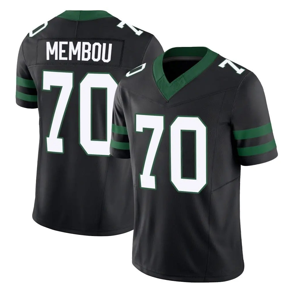 Rebec NY.Jets #70 Armand Membou Player Black Limited Legacy Vapor F.U.S.E. Home Game Stitched Jerseys