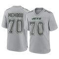Rebec NY.Jets #70 Armand Membou Player Gray Limited Atmosphere Fashion Home Game Stitched Jerseys