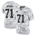 Rebec NY.Jets #71 Josh Myers Player Arctic Camo Salute to Service Limited Game Stitched Jerseys