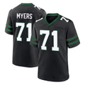 Rebec NY.Jets #71 Josh Myers Player Black Legacy Home Game Stitched Jerseys