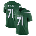 Rebec NY.Jets #71 Josh Myers Player Green Limited Vapor Home Game Stitched Jerseys