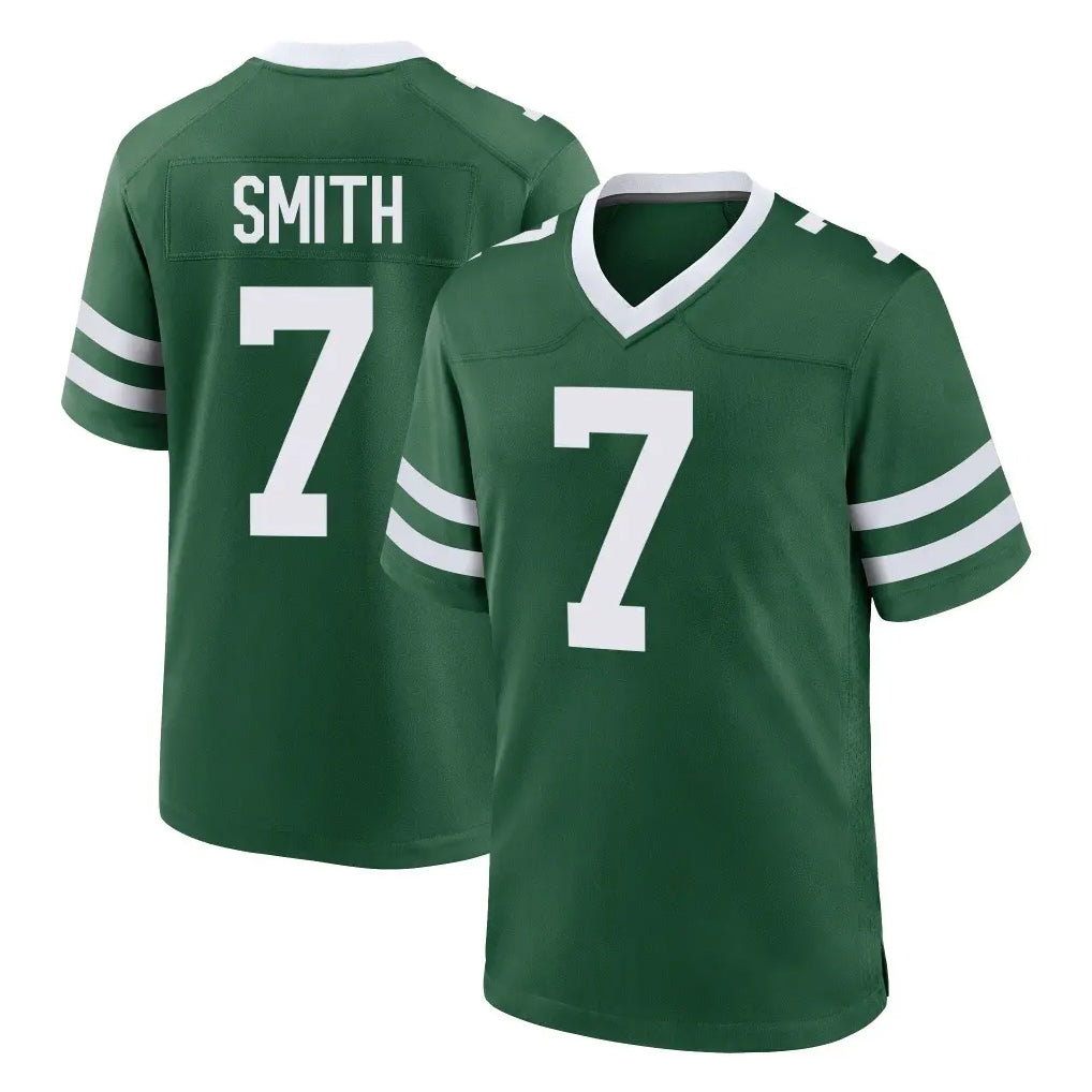 Rebec NY.Jets #7 Geno Smith Player Green Legacy Home Game Stitched Jerseys