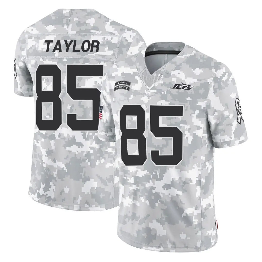 Rebec NY.Jets #85 Mason Taylor Player Arctic Camo Salute to Service Limited Game Stitched Jerseys