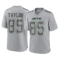 Rebec NY.Jets #85 Mason Taylor Player Gray Limited Atmosphere Fashion Home Game Stitched Jerseys