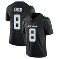 Rebec NY.Jets #8 Andre Cisco Player Stealth Black Limited Vapor Home Game Stitched Jerseys