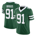 Rebec NY.Jets #91 Jowon Briggs Player Green Legacy Limited Vapor F.U.S.E. Home Game Stitched Jerseys