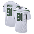 Rebec NY.Jets #91 Jowon Briggs Player White Spotlight Home Game Stitched Jerseys