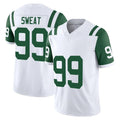Rebec NY.Jets #99 T'Vondre Sweat Player White Limited Classic Vapor F.U.S.E. Home Game Stitched Jerseys