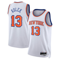 Rebec NY.Knicks #13 Tyler Kolek White Swingman Jerseys - Association Edition