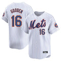 Rebec NY.Mets #16 Dwight Gooden Player White Home Limited Stitched Jerseys