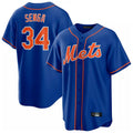 Rebec NY.Mets #34 Kodai Senga Player Royal Home Game Stitched Jerseys