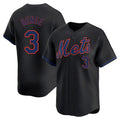Rebec NY.Mets #3 Carson Benge Player Black Alternate Home Limited Stitched Jerseys