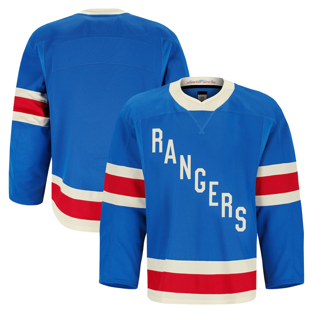 Rebec NY.Rangers Blue Centennial Authentic Pro Jerseys