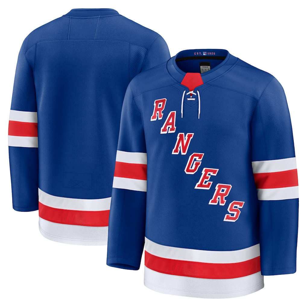 Rebec NY.Rangers Blue Home Premium Jerseys