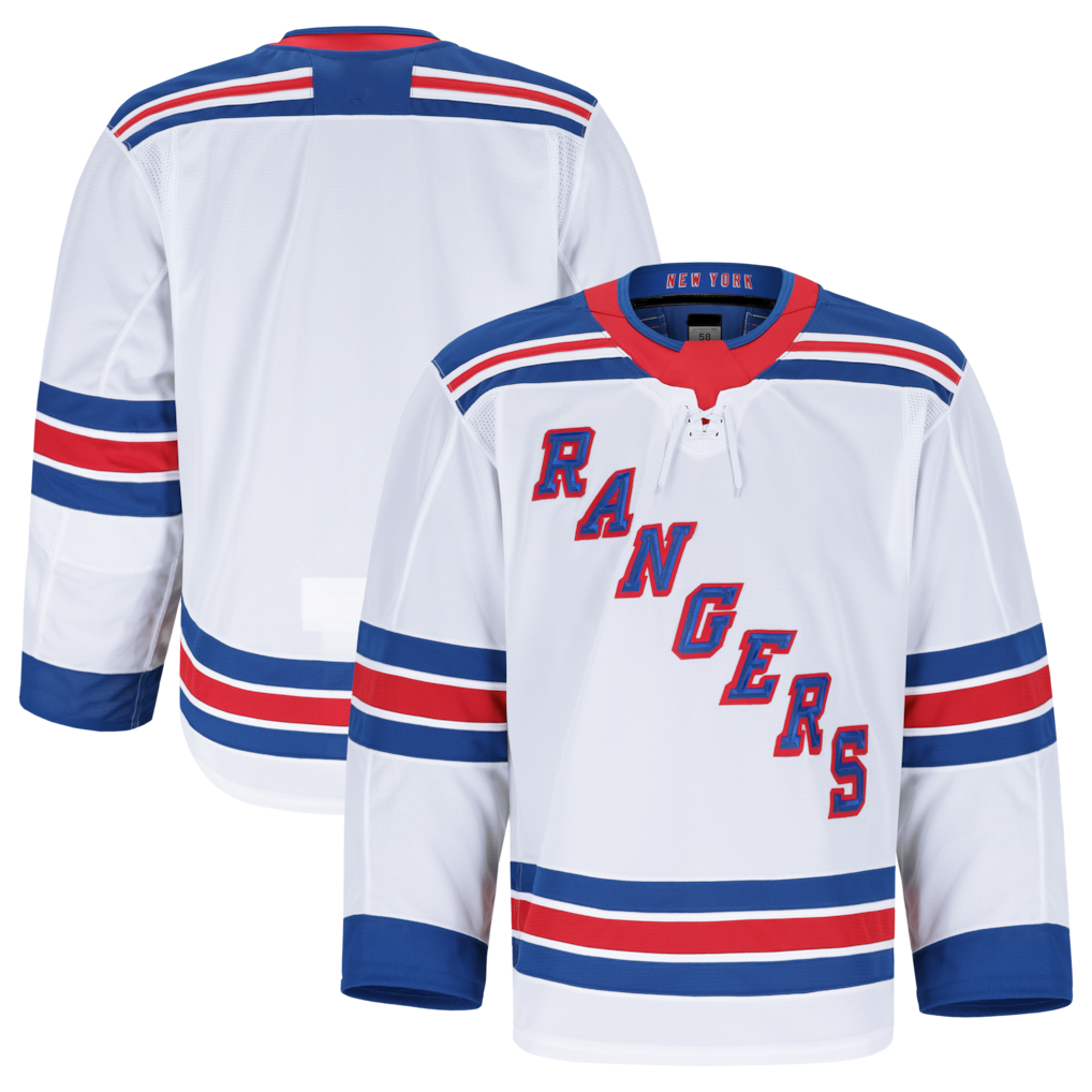Rebec NY.Rangers White Away Authentic Pro Jerseys