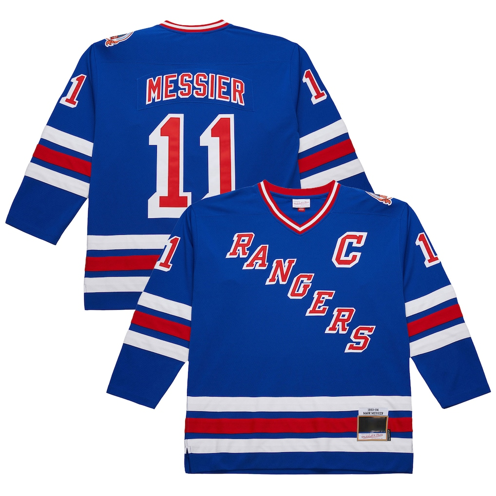 Rebec NY.Rangers #11 Mark Messier Royal 1993-94 Power Play Jerseys