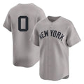 Rebec NY.Yankees #0 Marcus Stroman Player Gray Limited Stitched Jerseys