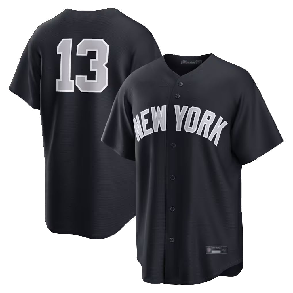 Rebec NY.Yankees #13 Jazz Chisholm Jr Player Navy Game Home Stitched Jerseys
