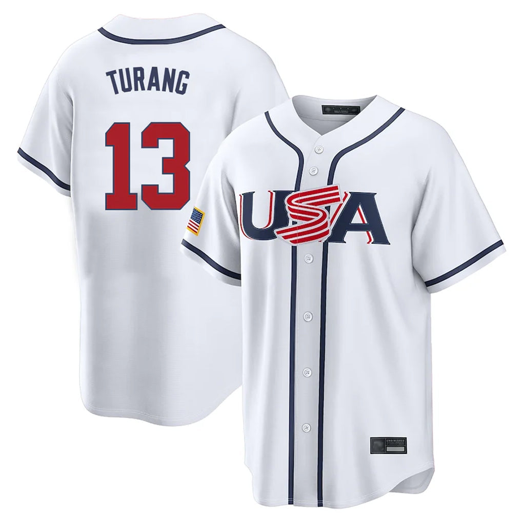 Rebec NY.Yankees #13 Jazz Chisholm Jr Player White USA 2026 World Classic Limited Game Stitched Jerseys