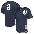 Rebec NY.Yankees #2 Derek Jeter Player Navy Mitchell & Ness Limited Stitched Jerseys