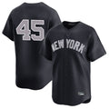 Rebec NY.Yankees #45 Gerrit Cole Player Navy Limited Game Stitched Jerseys