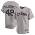 Rebec NY.Yankees #48 Paul Goldschmidt Player Gray Limited Stitched Jerseys