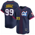 Rebec NY.Yankees #99 Aaron Judge Player Navy All Star Limited Home Stitched Jerseys