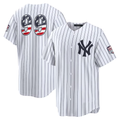 Rebec NY.Yankees #99 Aaron Judge White USA 250 Fourth of July Home Stadium Jersey