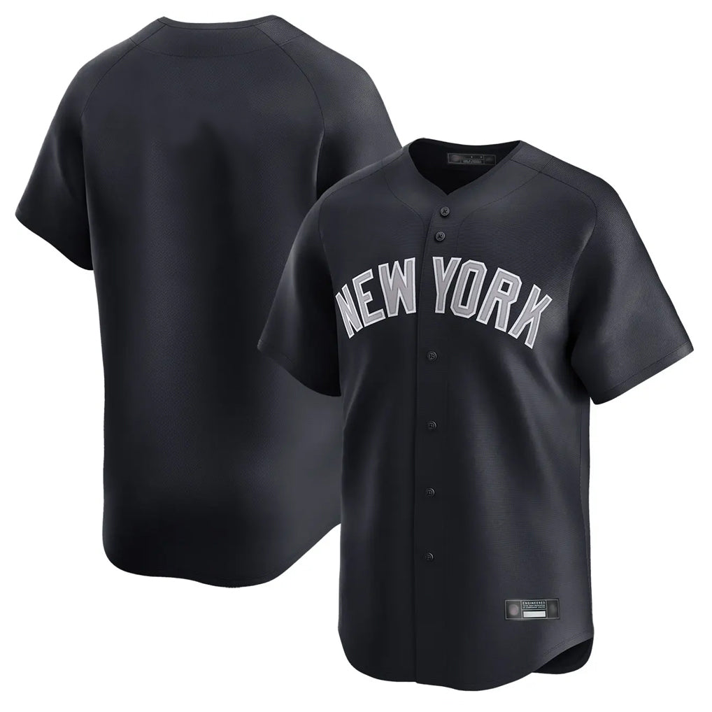 Rebec NY.Yankees Blank Player Navy Limited Stitched Jerseys