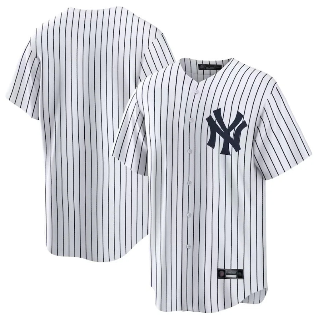 Rebec NY.Yankees Blank Player White Game Stitched Jerseys