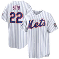 NY.Mets #22 Juan Soto 2026 All-Star Game White Rebec Replica Baseball Stitched Jerseys