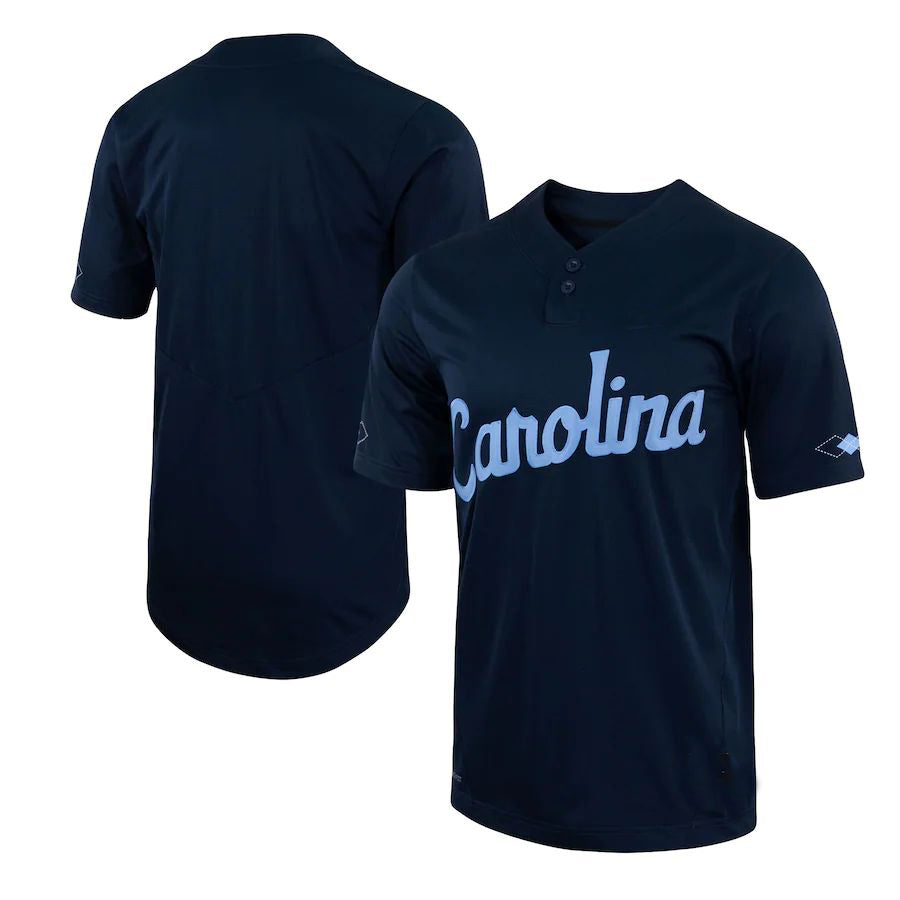 Rebec N.Carolina Tar Heels Two-Button Replica Baseball Jersey Navy Stitched American College Jerseys