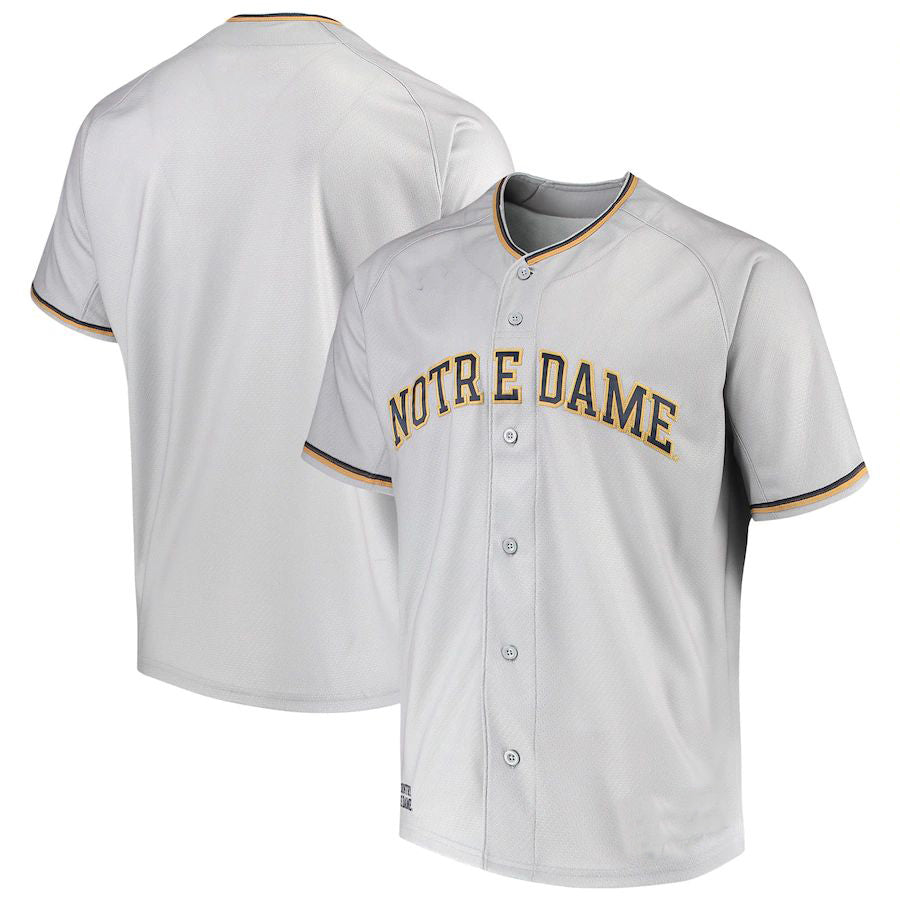 Rebec N.Dame Fighting Irish Under Armour Performance Replica Baseball Jersey Gray Stitched American College Jerseys