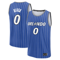 Rebec O.Magic #0 Anthony Black Royal Fast Break Replica Jerseys - Icon Edition