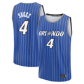 Rebec O.Magic #4 Jalen Suggs Blue Fast Break Jerseys - Icon Edition