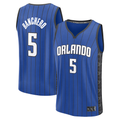 Rebec O.Magic #5 Paolo Banchero  Blue Fast Break Replica Player Jerseys - Statement Edition