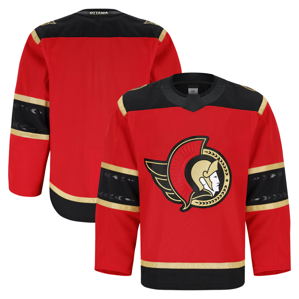 Rebec O.Senators Red Alternate Authentic Pro Jerseys