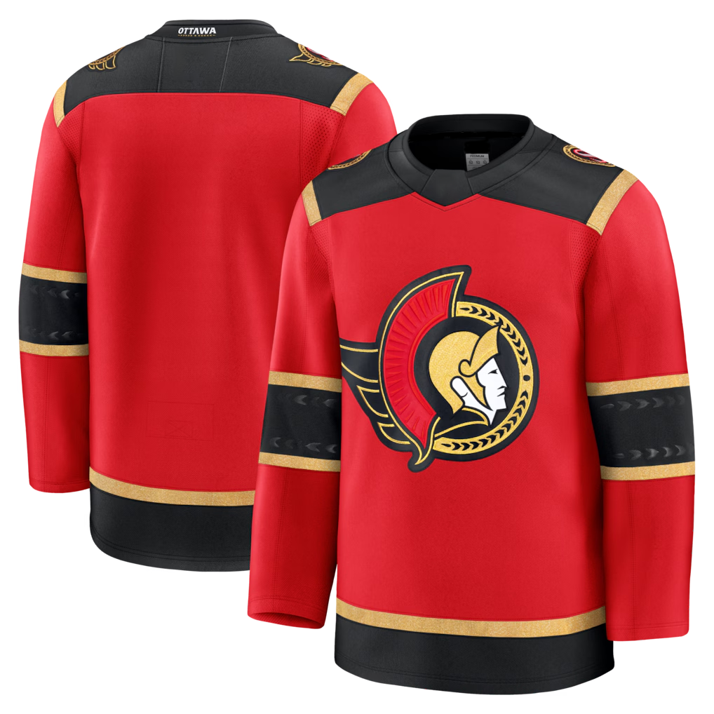 Rebec O.Senators Red Alternate Premium Jerseys
