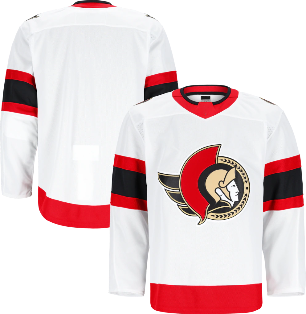 Rebec O.Senators White Away Authentic Pro Jerseys