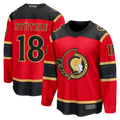 Rebec O.Senators #18 Tim Stutzle Red Alternate Breakaway Jerseys