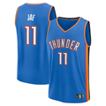 Rebec OC.Thunder #11 Isaiah Joe Blue Fast Break Replica Player Stitched Jerseys- Icon Edition