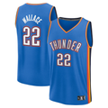Rebec OC.Thunder #22 Cason Wallace Blue Fast Break Replica Player Stitched Jerseys - Icon Edition
