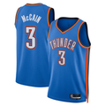 Rebec OC.Thunder #3 Jalen Williams Blue Swingman Stitched Jerseys - Icon Edition
