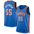 Rebec OC.Thunder #55 Isaiah Hartenstein Blue Swingman Stitched Jerseys - Icon Edition