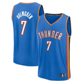 Rebec OC.Thunder #7 Chet Holmgren Blue Fast Break Replica Player Stitched Jerseys - Icon Edition