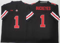 Rebec O.State Buckeyes #1 Buckeyes Black 2025 F.U.S.E. Limited Stitched American College Jerseys